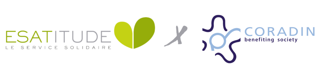 Logos partenariat ESAT x CORADIN