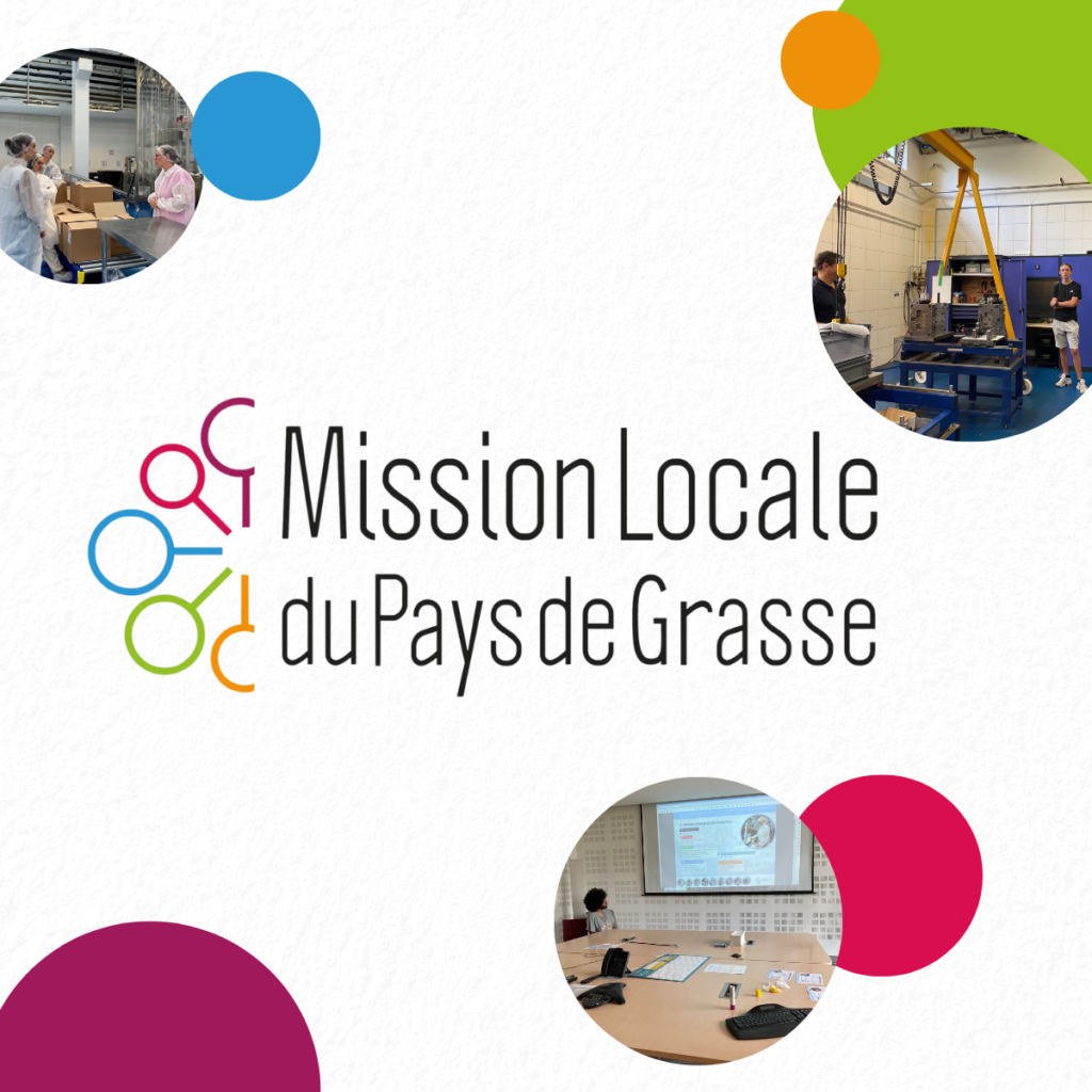 The Mission Locale du Pays de Grasse is a welcome, information and orientation center open to all young people between the ages of 16 and 25, whatever their situation or level of education.